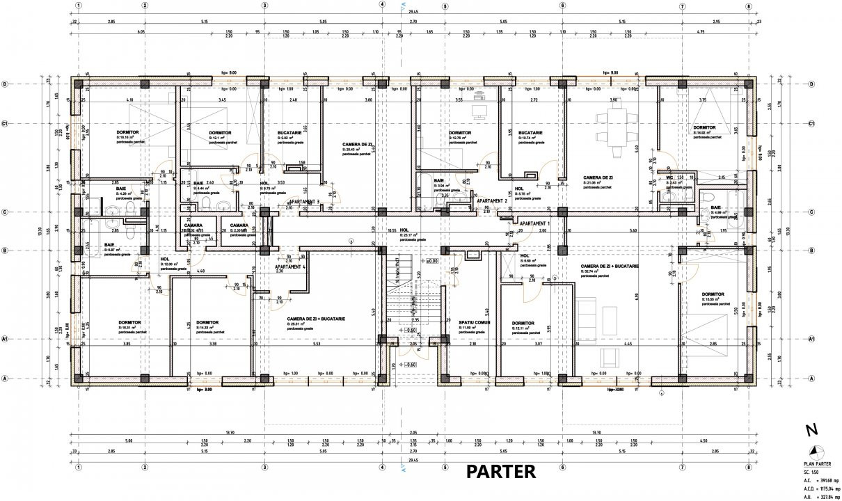 Zorilor Residence, Apartamente Noi 2-3-4 camere - Str. Zorilor - Carei