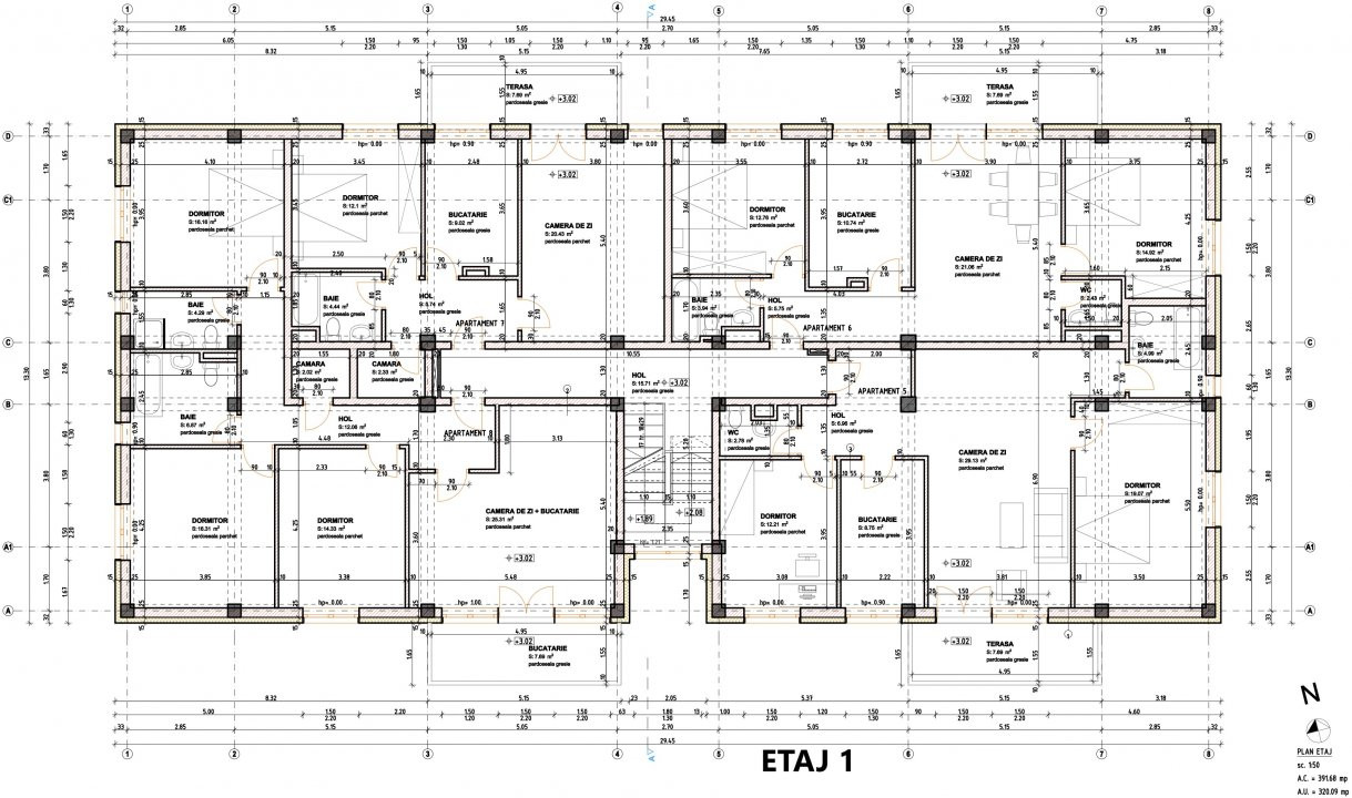 Zorilor Residence, Apartamente Noi 2-3-4 camere - Str. Zorilor - Carei