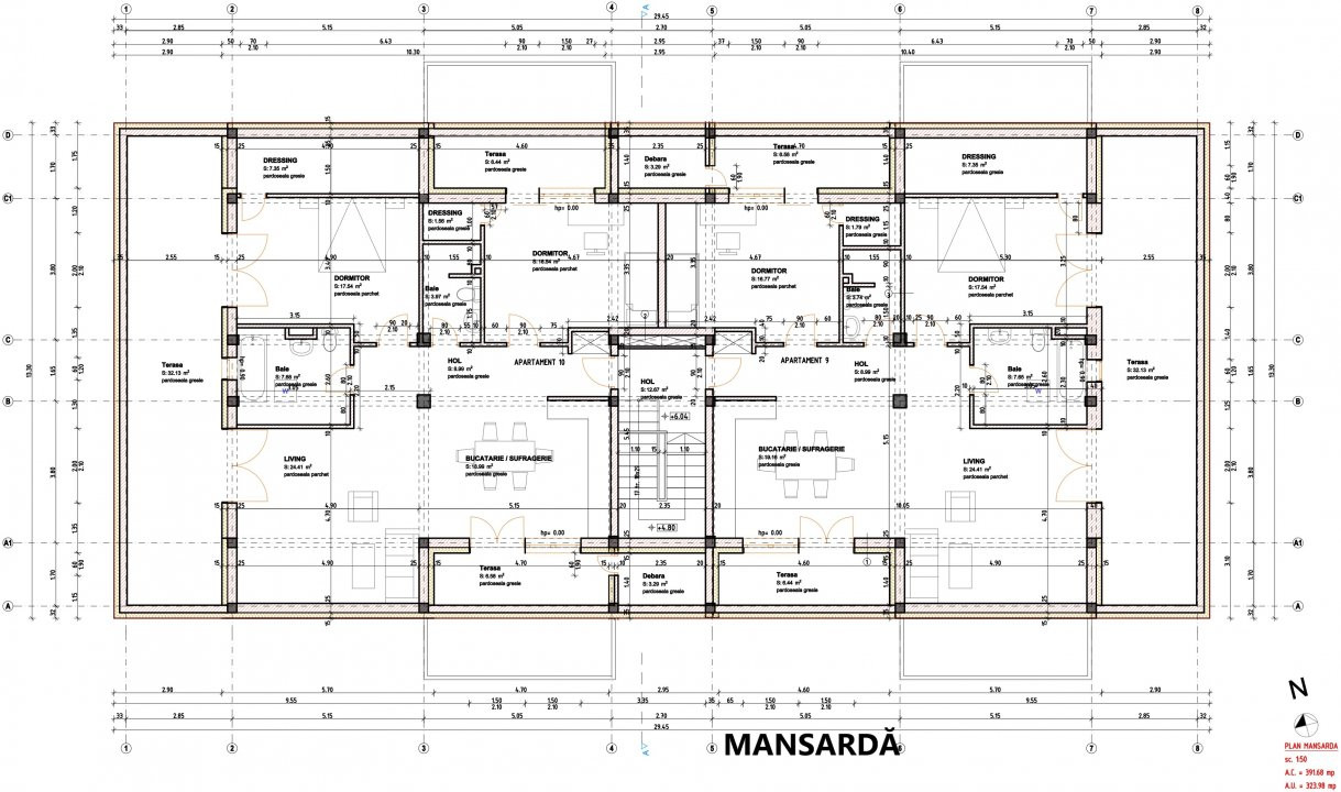 Zorilor Residence, Apartamente Noi 2-3-4 camere - Str. Zorilor - Carei