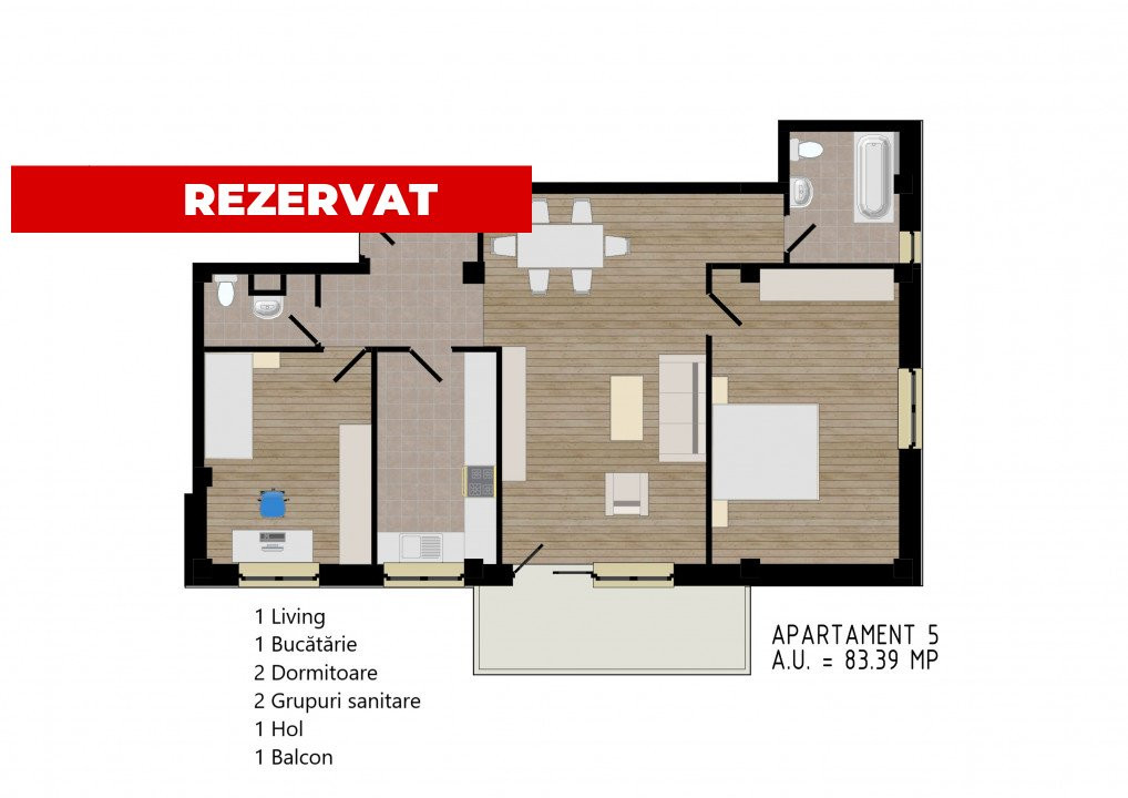 Zorilor Residence, Apartamente Noi 2-3-4 camere - Str. Zorilor - Carei