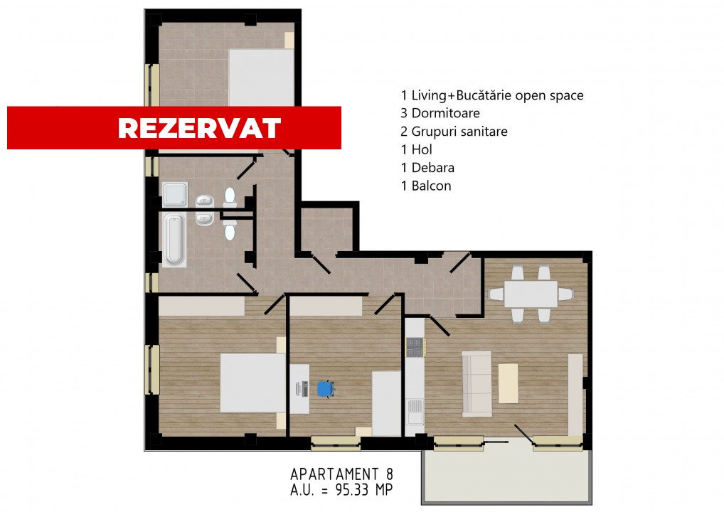 Zorilor Residence, Apartamente Noi 2-3-4 camere - Str. Zorilor - Carei