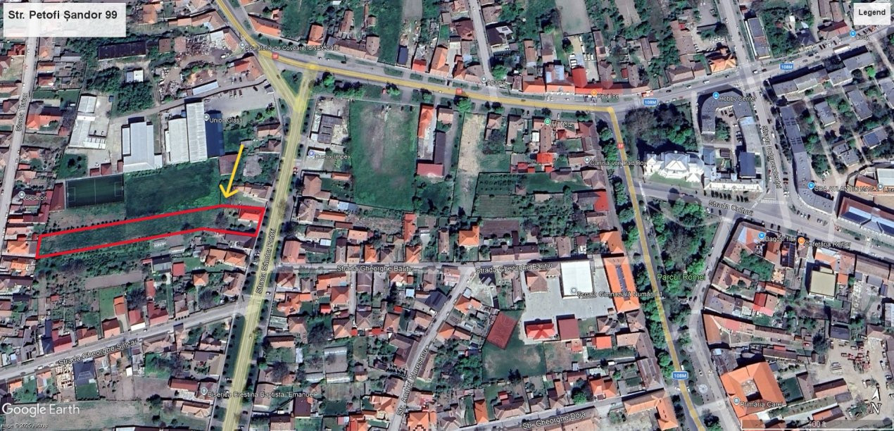 Casă 4 camere, Teren 3.489 mp Str.Petofi Șandor Nr.99 - Carei 