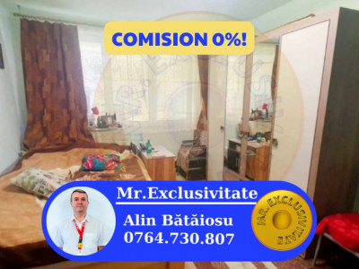Închiriere apartament 2 camere – în zona Liceului de arte, Parter