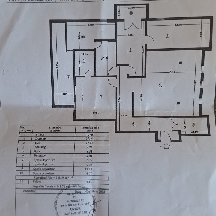Apartament 2 camere Banat Bloc Nou-Masarda 138 mp