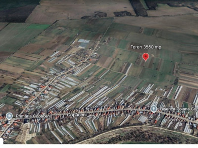 Teren  Copăceni Ilfov – parcelabil, certificat  de urbanism