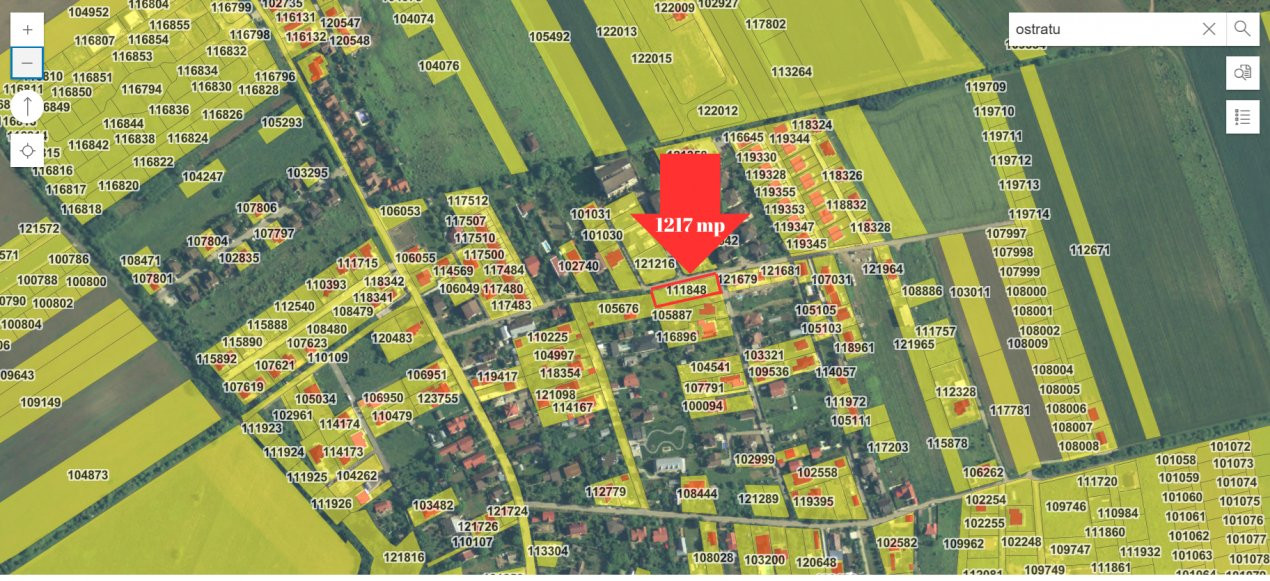 Teren de vânzare în Corbeanca –  Ostratu, parcelabil, comision 0%