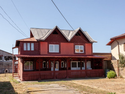 Schimb casa P+1 cu teren generos in Bradu cu apartament in Pitești