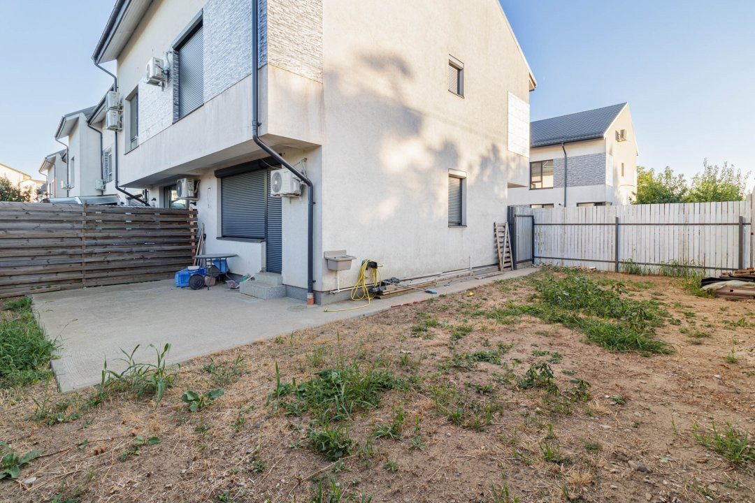 Duplex modern de închiriat cu loc de parcare si curte privata Straulesti 