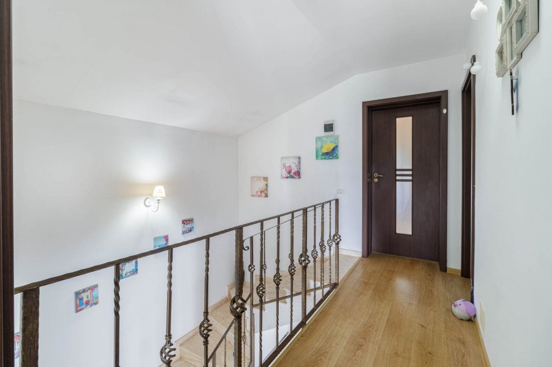 Casă individuală P+M, 5 camere, teren 439 mp – complet utilată, gata de mutat