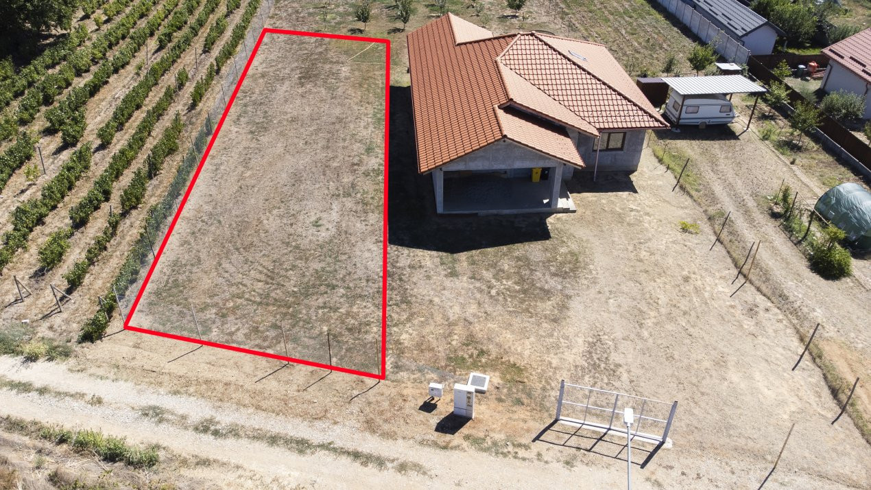 Teren de vanzare intravilan Carcea, 500 mp, toate utilitatile