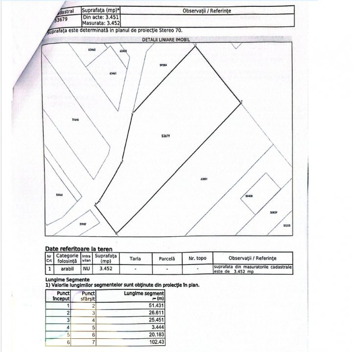 Teren de vanzare intravilan – Ciolpani, zona Izvorani, comision 0% 