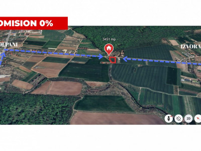 Teren de vanzare intravilan – Ciolpani, zona Izvorani, comision 0% 