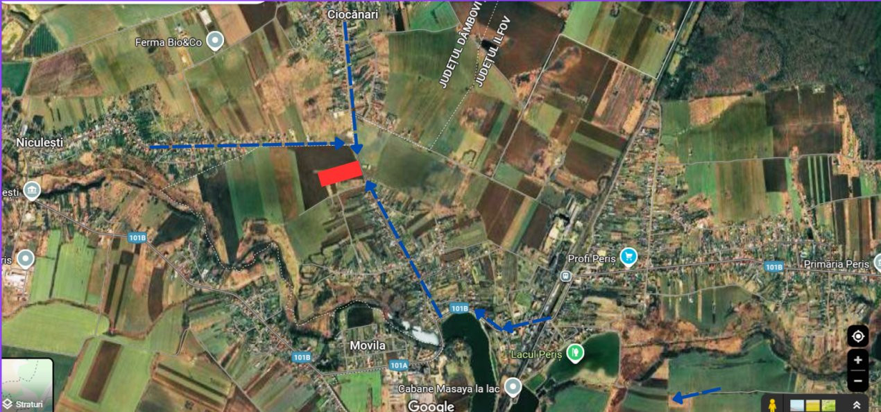 Teren de Vânzare – Periș, Ilfov, 5007 mp