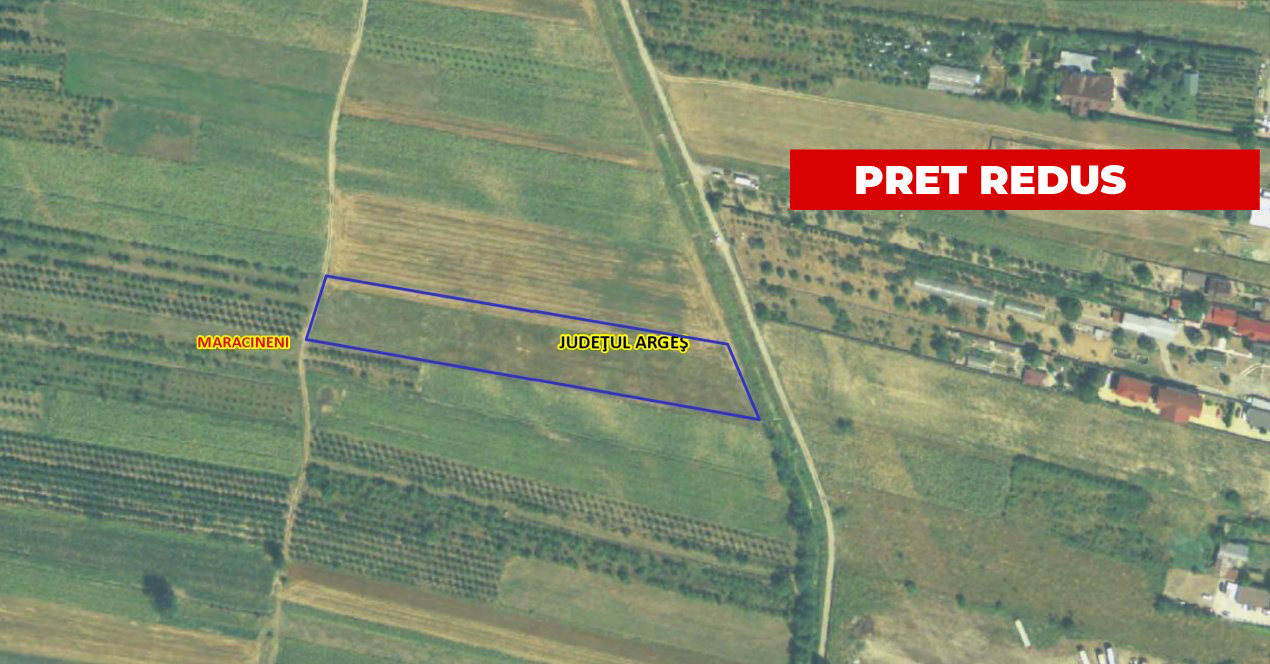Oportunitate de investitie! Teren intravilan Maracineni 7545 mp 
