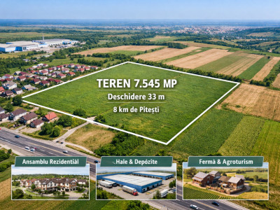 Oportunitate de investitie! Teren intravilan Maracineni 7545 mp 