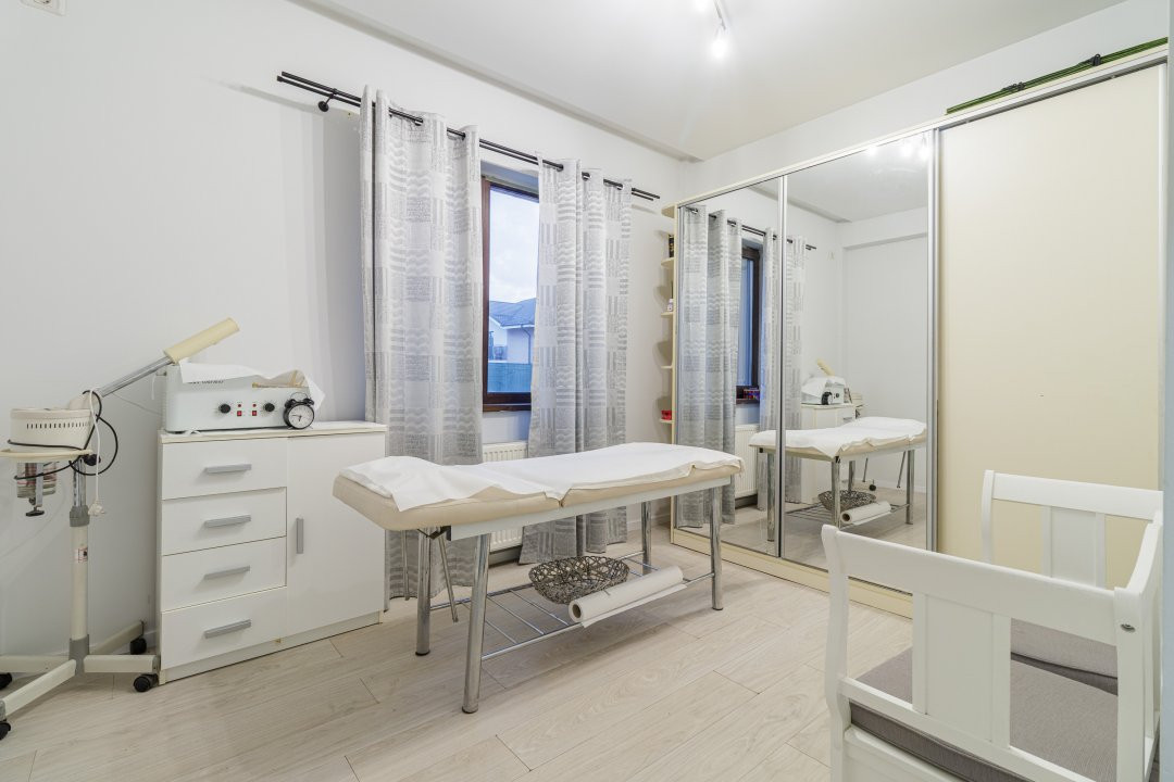 Casă de inchiriat in complex rezidențial securizat, complet mobilată