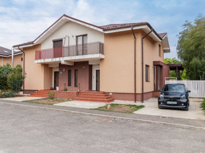Casă de inchiriat in complex rezidențial securizat, complet mobilată