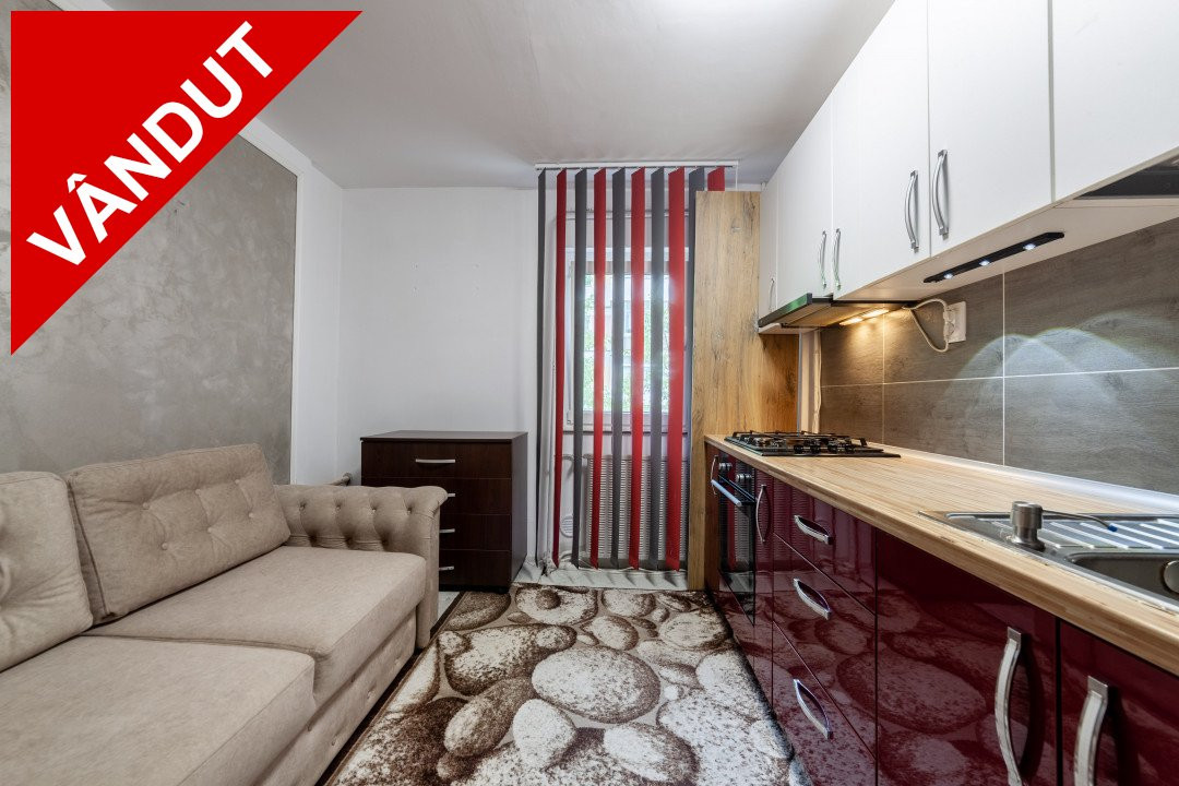 Garsonieră decomandată Găvana – Parter liniștit, aproape de toate facilitățile