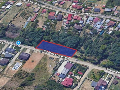 Teren intravilan 1526 MP Geamana, Pitesti – zona excelenta, toate utilitatile