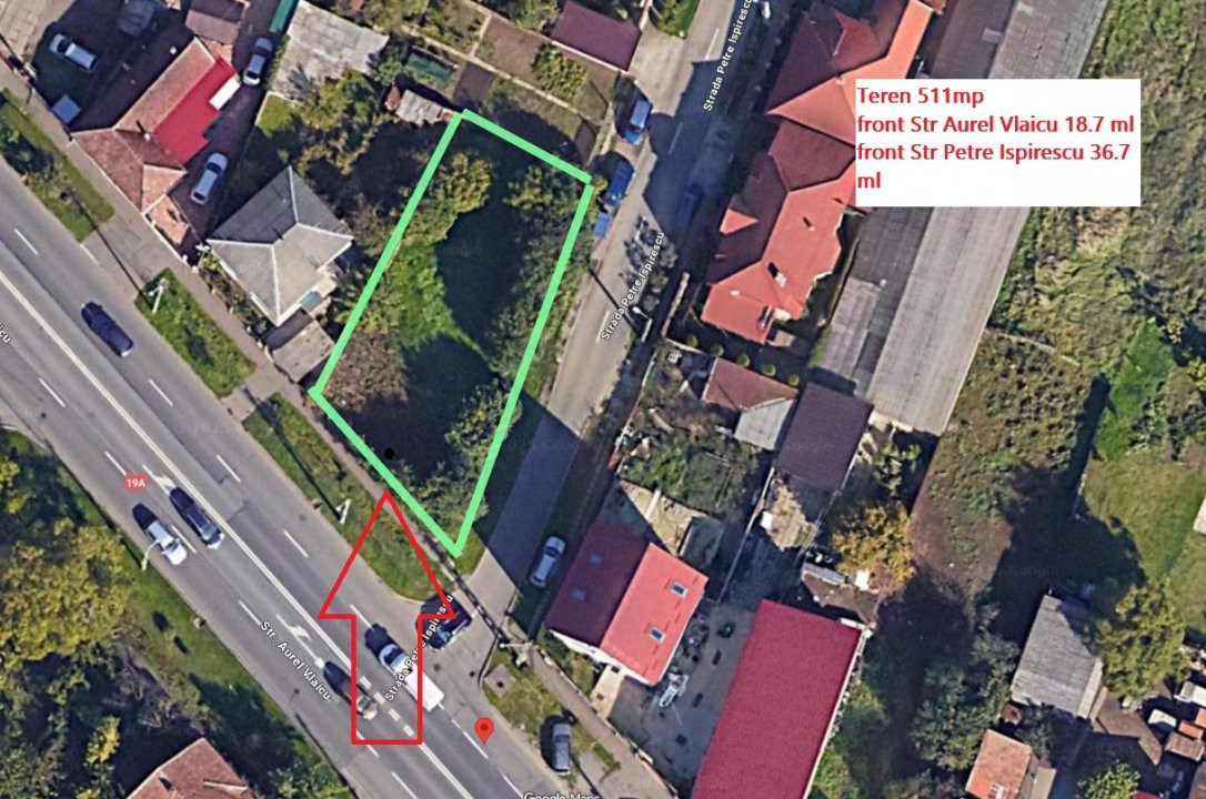 De Vânzare 5 ari teren Aurel Vlaicu
