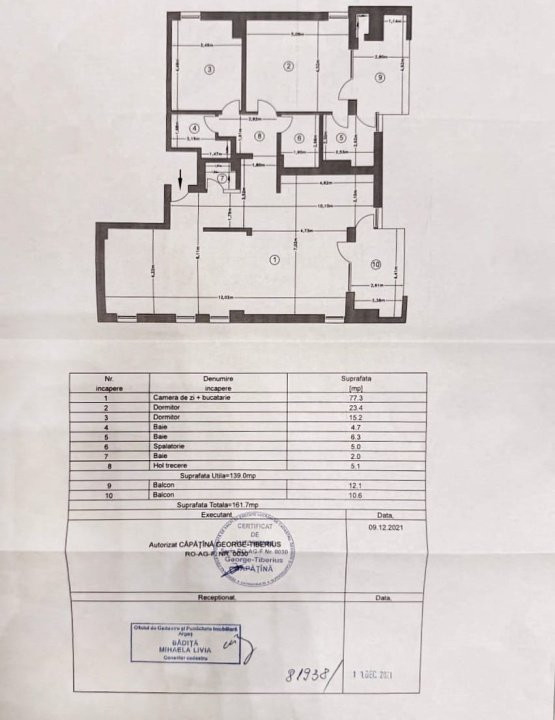  4 Rooms | Pitesti Residence - I C Bratianu 54 | Panoramic View 
