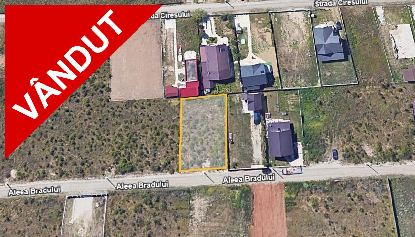 Teren Trivale - Aleea Bradului - Zona excelenta