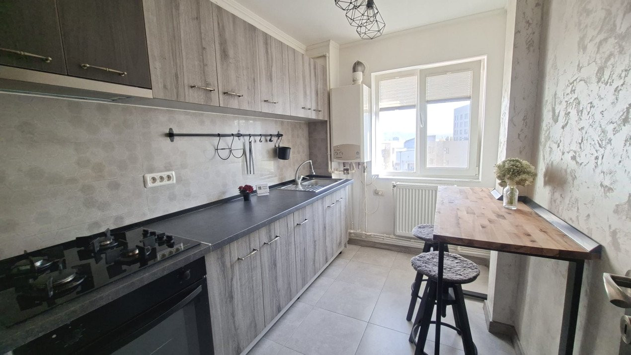 Apartament mobilat - utilat modern, etaj intermediar, Ramada