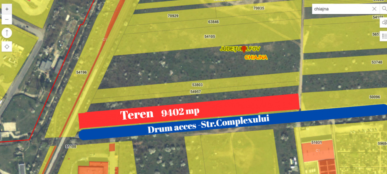Teren industrial – zona logistica Chiajna, Carrefour Militari