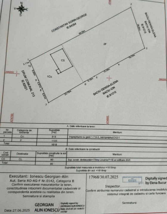 Casă nouă P+1E – Băiculești, Zigoneni, Argeș