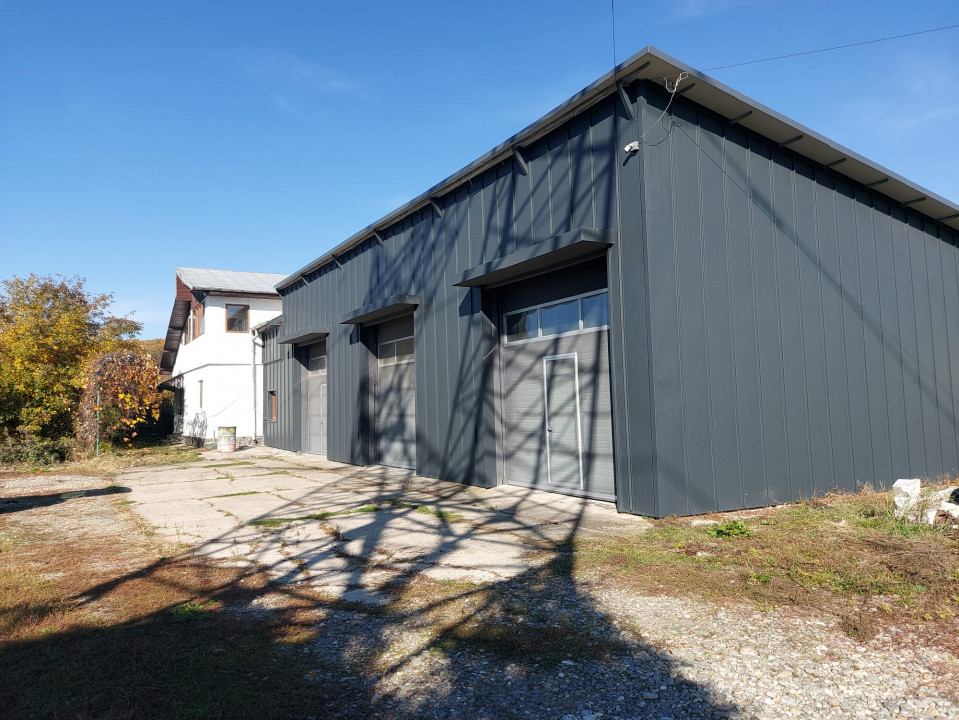 De închiriat: Hale si locuință pe 3 000 mp/ Bascov - Argeș