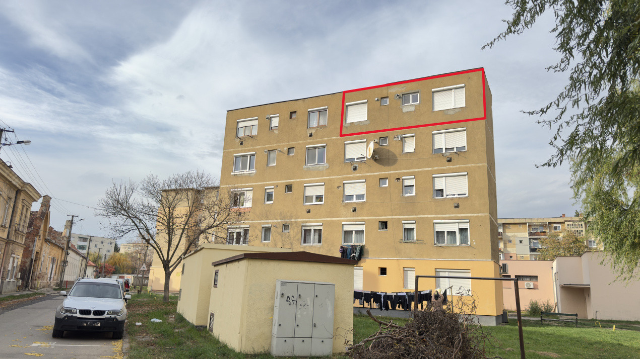 Apartament decomandat 2 camere Etaj IV Carei - Eliberării Nr.8 - Renovat 2025