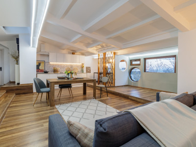 Apartament 4 camere – 160 mp utili, mansardă modernă!