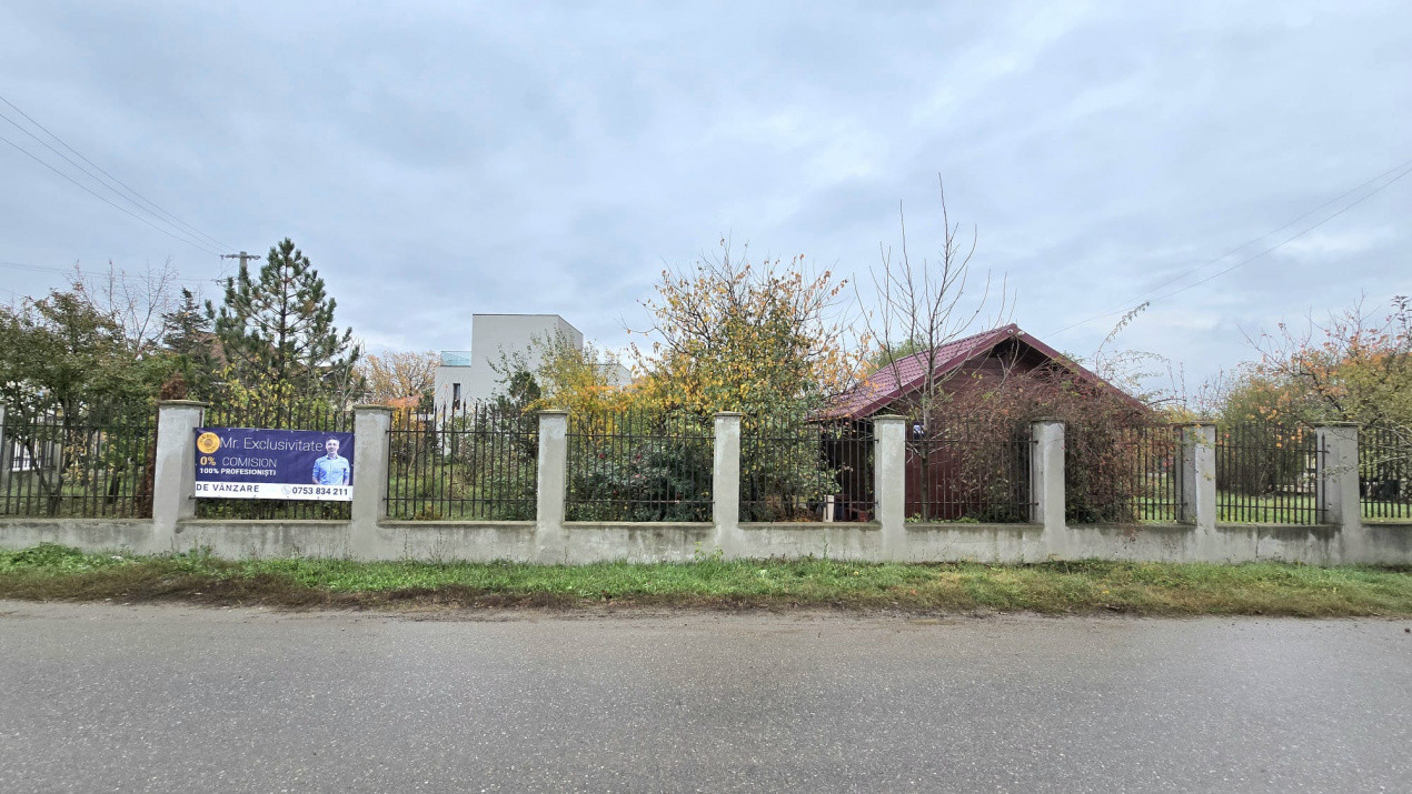 Teren de vanzare cu doua deschideri!