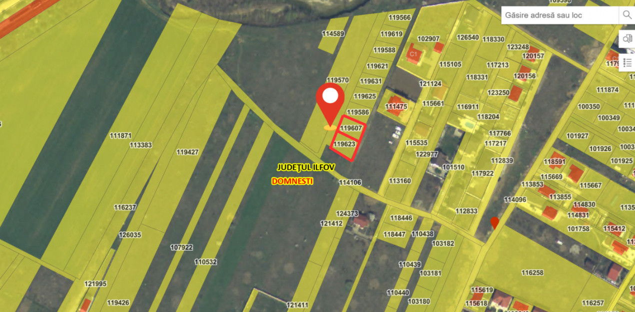 Terenuri de construcție in Domnești cu toate utilitățile disponibile