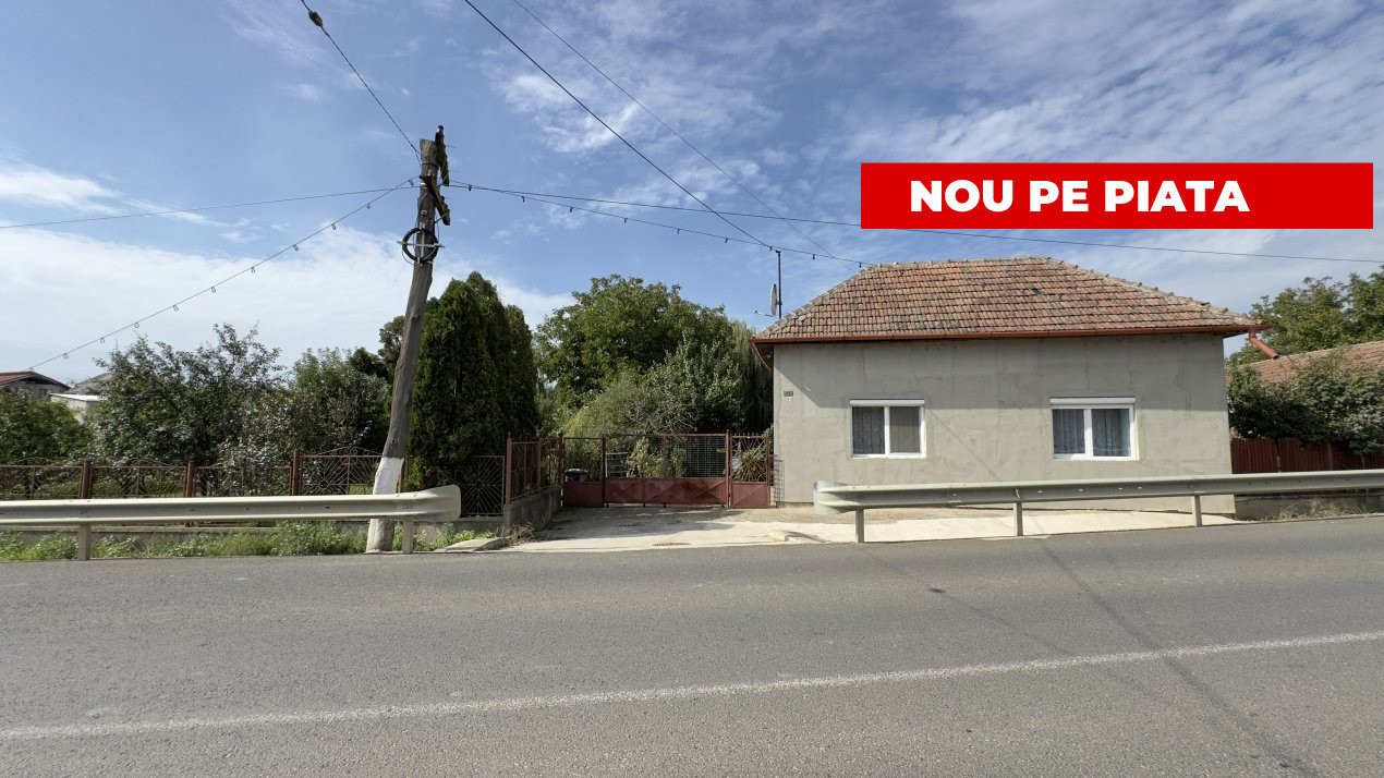 Casă 3 camere, Teren 1875 mp Loc. Tiream Jud. Satu Mare-Comision 0% cumpărător