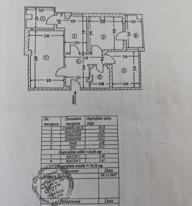 Apartament spațios în Zona Zero - Mioveni 