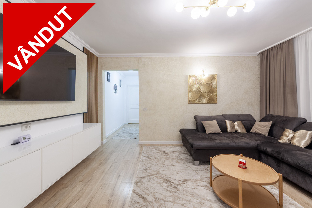 Apartament gata de mutat 3 camere Campulung etaj 1-Arges!