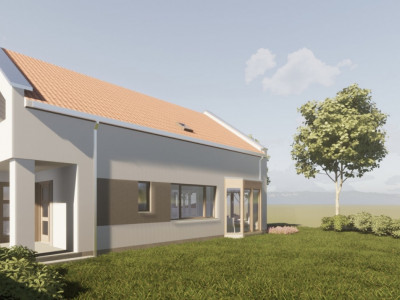 Casă in construcție P+M, Teren 565 mp - Str. George Enescu - Carei