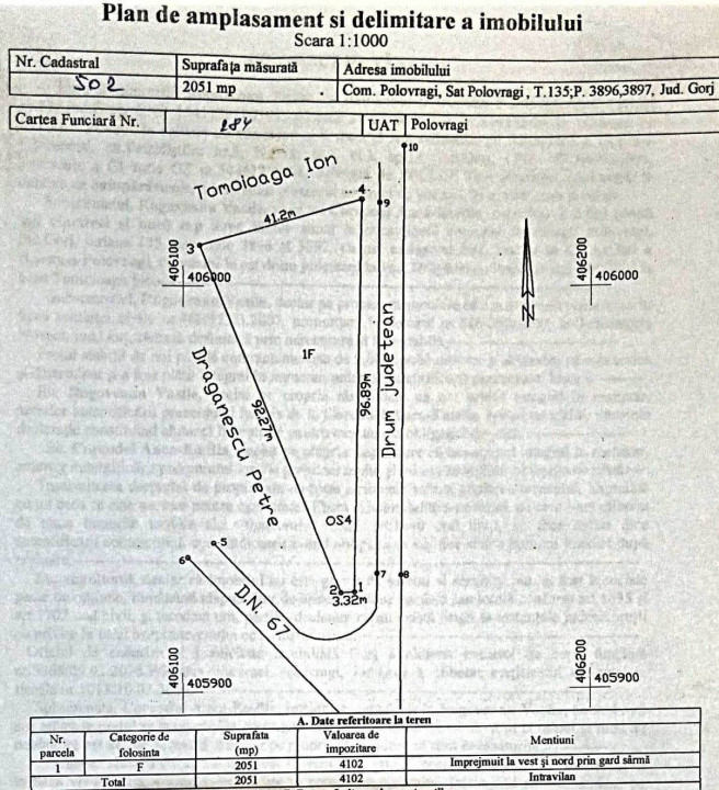 TEREN INTRAVILAN POLOVRAGI