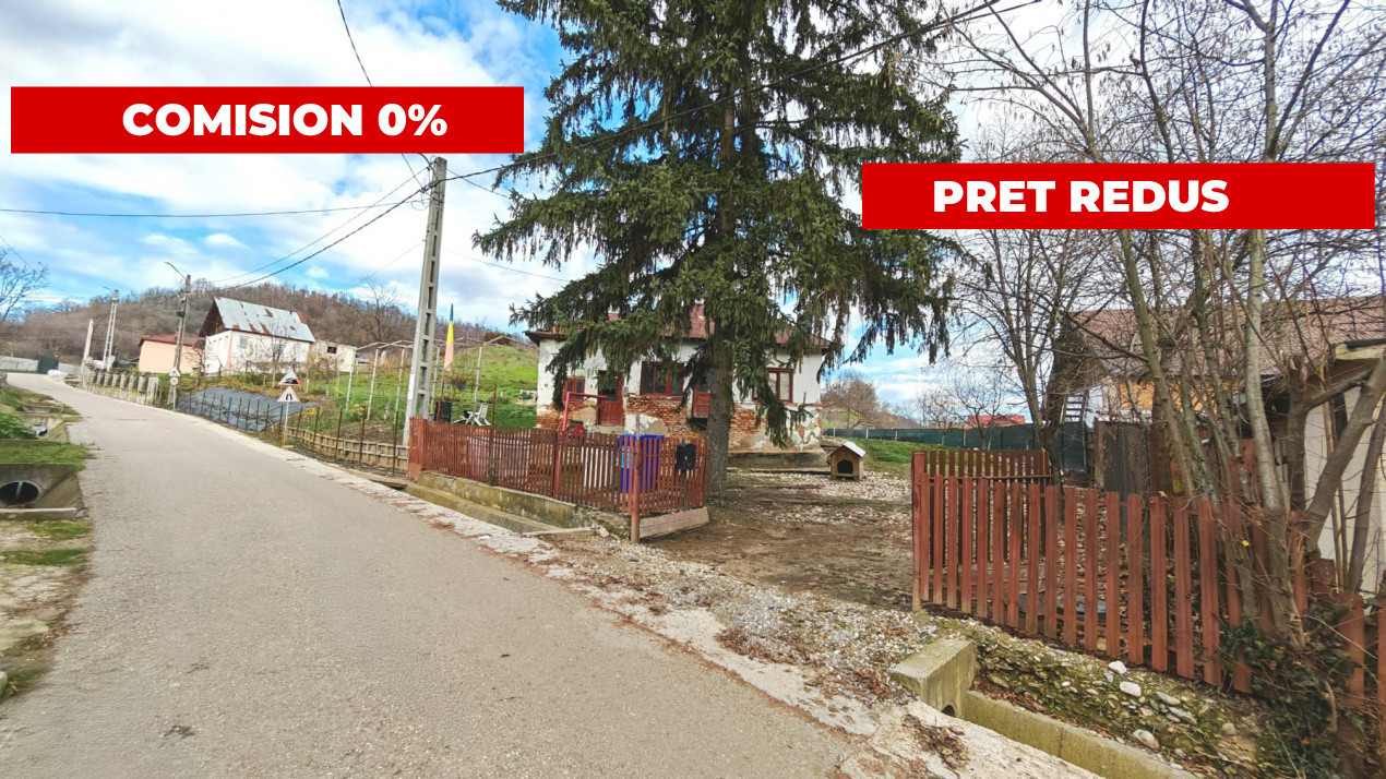 Teren generos cu casa veche si priveliste spre padure – Mioveni, zona Faget