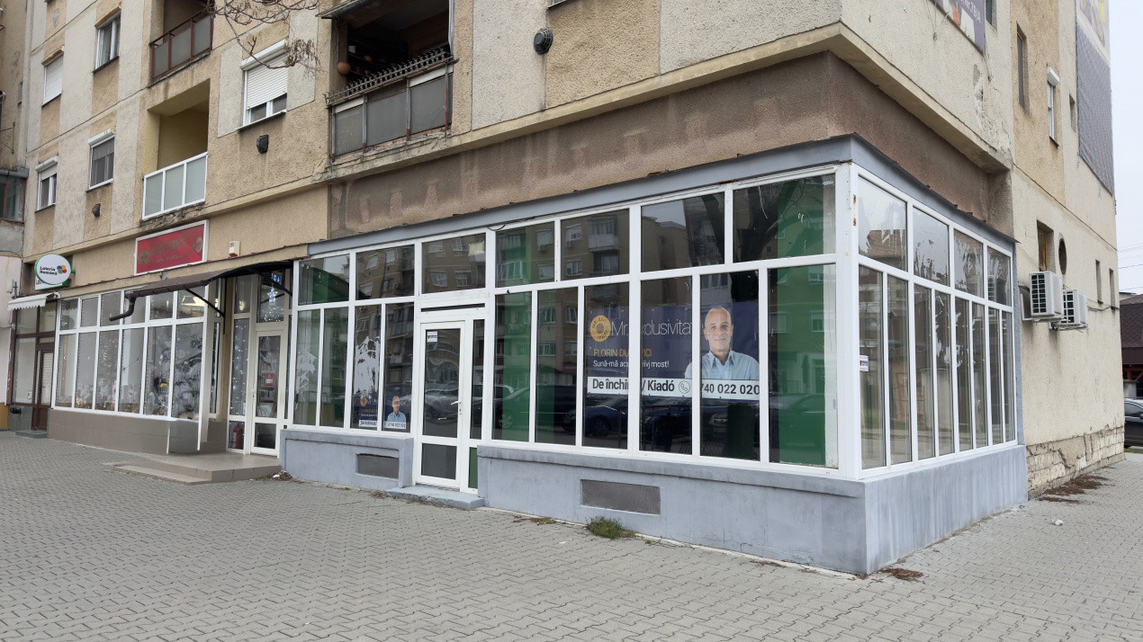 Spațiu Comercial Stradal 82 mp/Trafic Intens Auto și Pietonal/C.A.Române - Carei