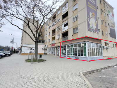 Spațiu Comercial Stradal 82 mp/Trafic Intens Auto și Pietonal/C.A.Române - Carei