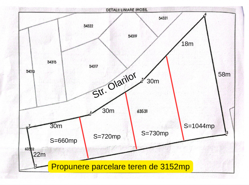 Teren pentru construcție casă cu utilități in Ciolpani-Piscu str. Olarilor