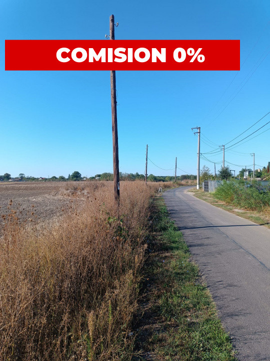 Teren pentru construcție casă cu utilități in Ciolpani-Piscu str. Olarilor