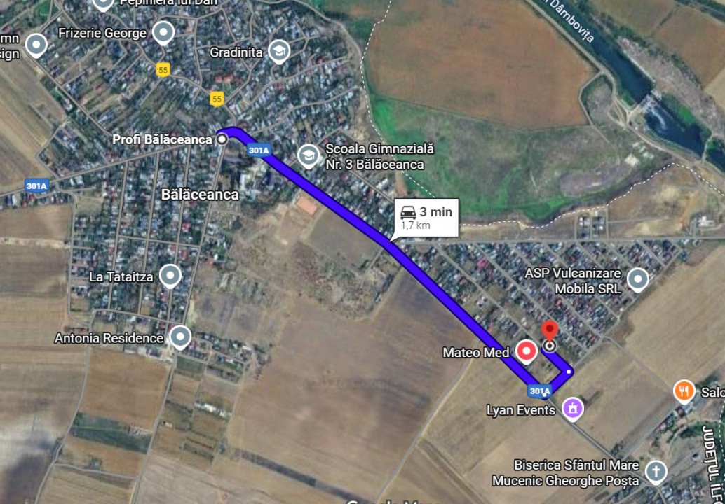 Teren pentru casă în Balaceanca cu utilități la stradă -750 mp