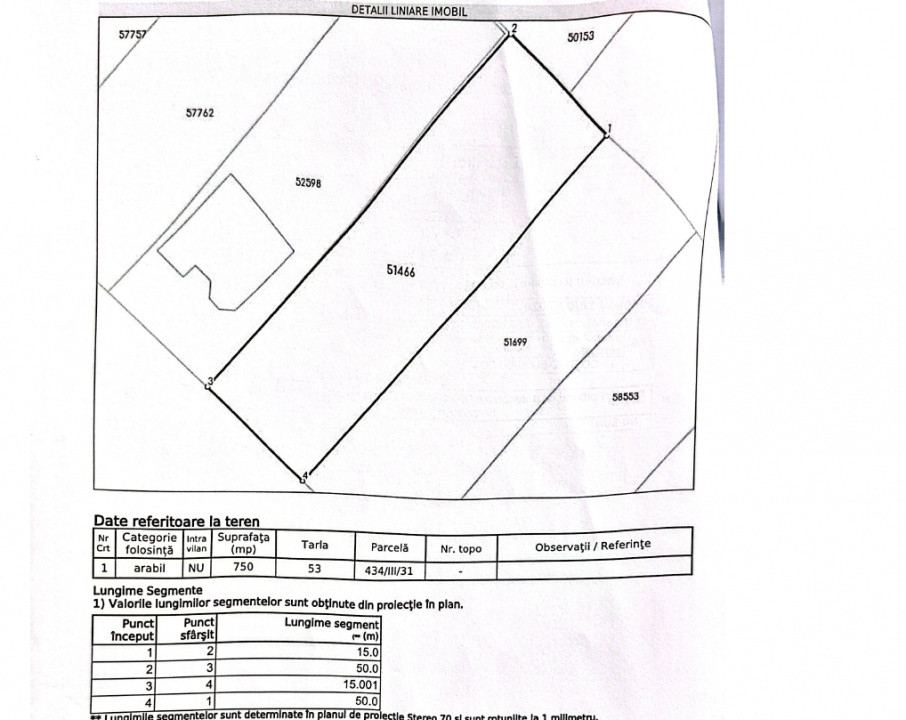 Teren pentru casă în Balaceanca cu utilități la stradă -750 mp