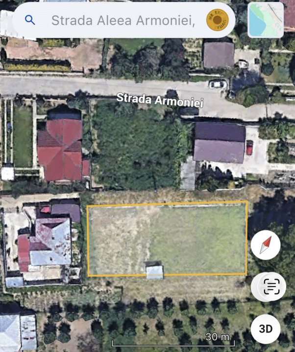 Teren intravilan Stefanesti Zavoi, utilitati, 38 m deschidere