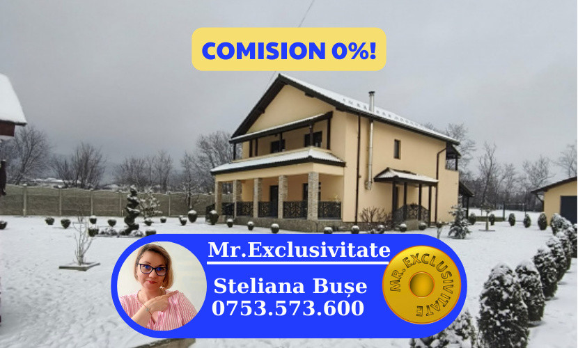 Casă P+1 modernă, complet echipată, cu teren mult, la Crasna