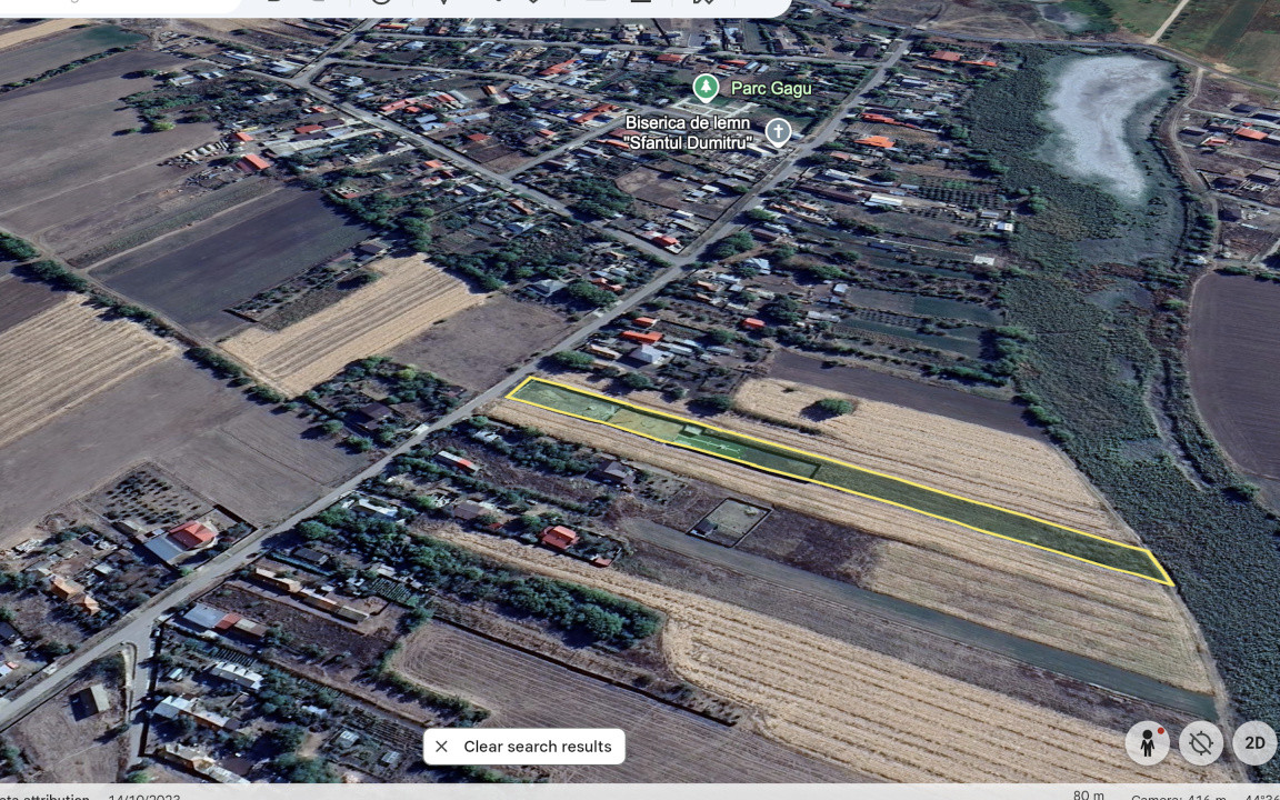 Teren in centrul satului Gagu, comuna Dascălu, ideal construcție.