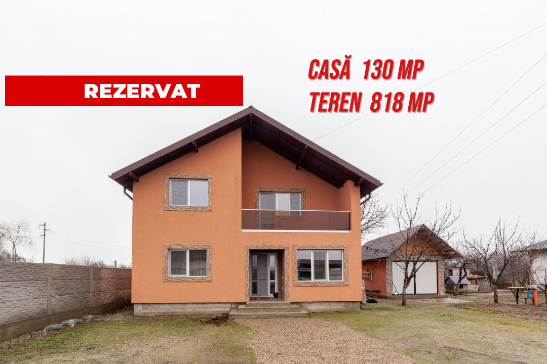 Casa P+M 130 mp, teren 818 mp – Calinesti, AG
